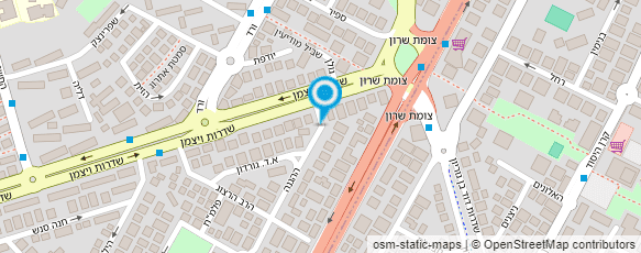 מפת הגעה אל היפר מרקט ההגנה