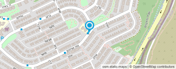 מפת הגעה אל מכללת ראש העין - האוניברסיטה הפתוחה