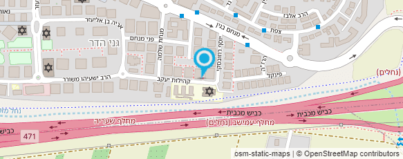 מפת הגעה אל מכון שתילי זיתים