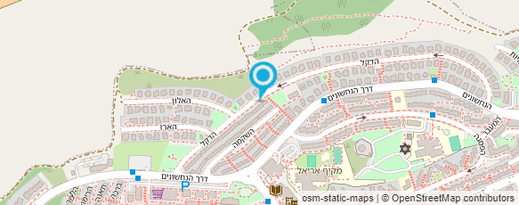 מפת הגעה אל מכון בן עמי לפסיכותרפיה ושיקום