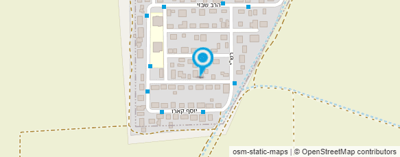 מפת הגעה אל תריסגלס- מוצרי אלומיניום