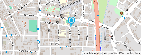 מפת הגעה אל אטליז רדא אורן