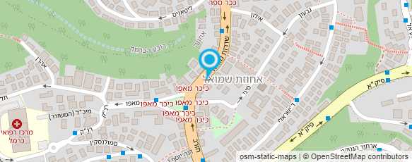 מפת הגעה אל ד"ר דורצ'ין חזי