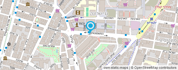 מפת הגעה אל עו"ד גולדמן יעקב