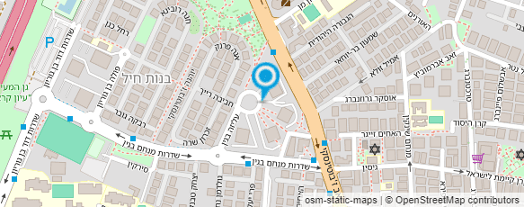 מפת הגעה אל גינון הצבי - תכנון גינות