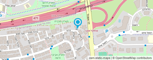 מפת הגעה אל אופירה רייכקינד יצהרי