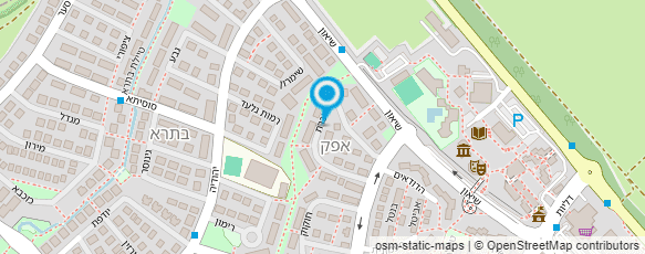 מפת הגעה אל גן שושנים א'