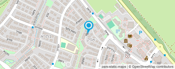 מפת הגעה אל גן שושנים ב'