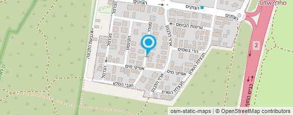 מפת הגעה אל מוג'ו עיצוב ופיתוח