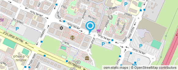 מפת הגעה אל ב.מ קופי סנטר