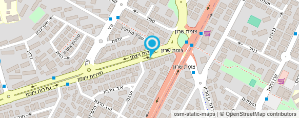 מפת הגעה אל לרקוד בכיף עם גדעון דן