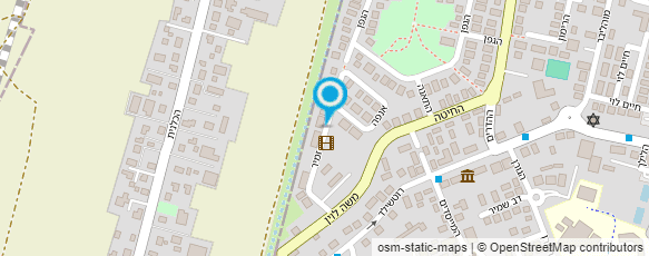 מפת הגעה אל קובי בלין - אתגרים בטבע