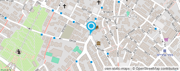 מפת הגעה אל אגודת הציירים והפסלים בישראל; חיפה והצפון