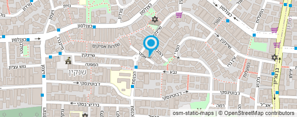 מפת הגעה אל ד"ר בועז  הודס