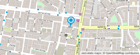 מפת הגעה אל עו"ד קצב עזרא