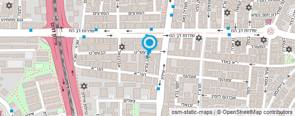 מפת הגעה אל בית מדרש תורת משה - חסד אברהם