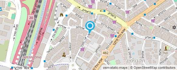 מפת הגעה אל משרד עו"ד בן אליעזר ושות'