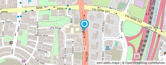 מפת הגעה אל מרכז ספורט עירוני חדש