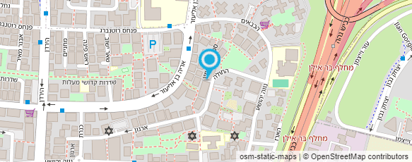 מפת הגעה אל העמותה לחקר כוח המגן-ישראל גלילי