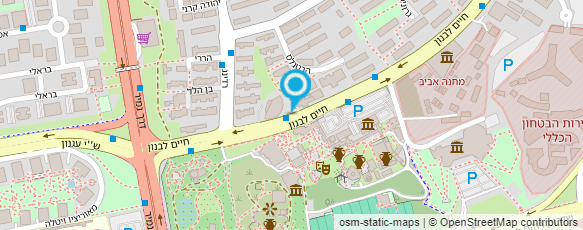 מפת הגעה אל בריכה לימודית עירונית רמת אביב