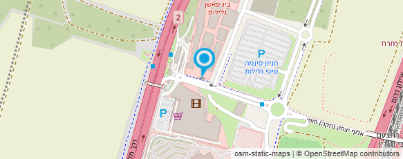 מפת הגעה אל סינמה סיטי גלילות