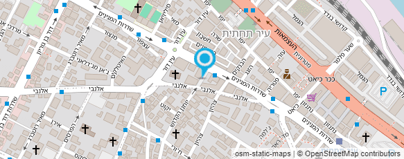 מפת הגעה אל מועצת העדה האבנגלית אפיסקופית בישראל