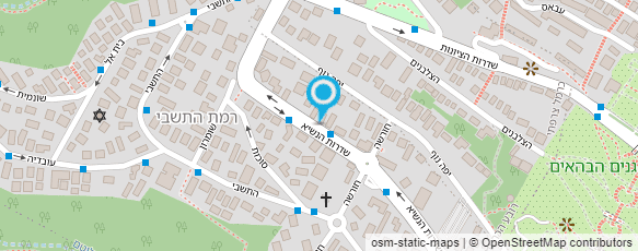 מפת הגעה אל כרמל פרחים - עוגות כרמל