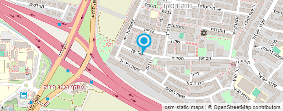 מפת הגעה אל צועדים קדימה - חביב אלונה