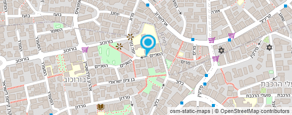 מפת הגעה אל בראונשטיין חנן