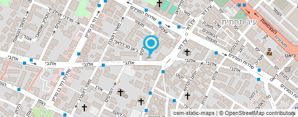 מפת הגעה אל קונדיטוריה המזרח