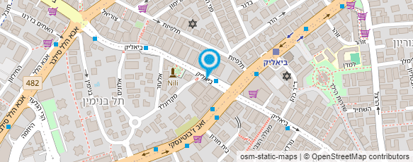 מפת הגעה אל בי סטריט סטודיו מרכז