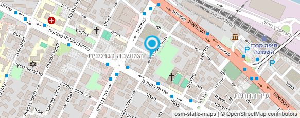 מפת הגעה אל מכון האיטלקי לתרבות חיפה