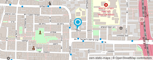 מפת הגעה אל מכולת אנה