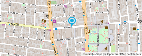 מפת הגעה אל אברמוב גיורא - חייט ראשון