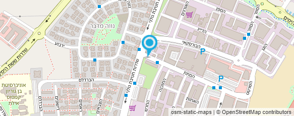 מפת הגעה אל דקס - סניף אילת