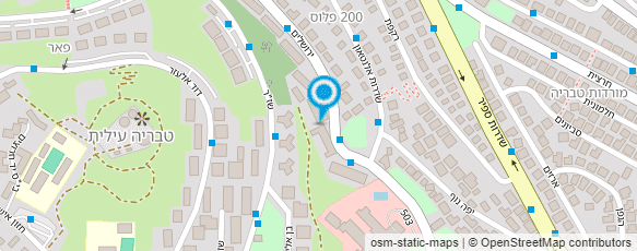 מפת הגעה אל עיצוב שיער - אודי