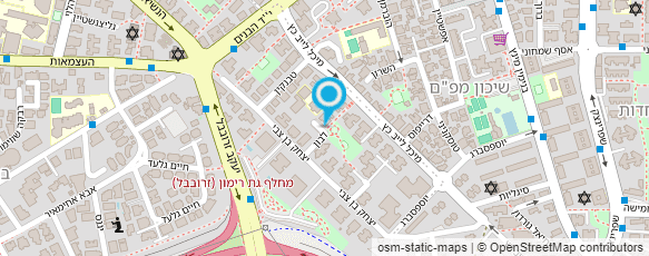 מפת הגעה אל אלי"ע-האגודה לקידום קטינים עיוורים