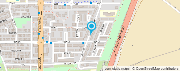 מפת הגעה אל אגודה ישראלית לגלישה אוירית