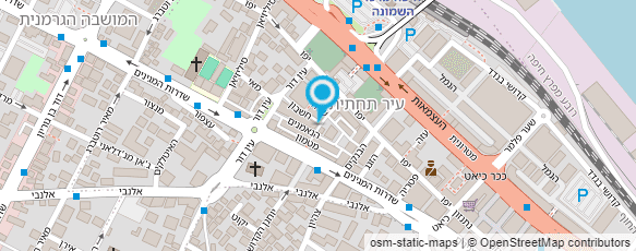 מפת הגעה אל התאחדות התעשיינים בישראל-סניף חיפה והצפון