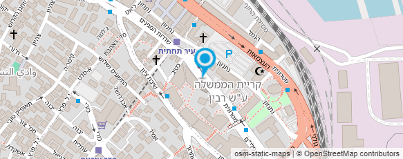 מפת הגעה אל המוסד לביטוח לאומי