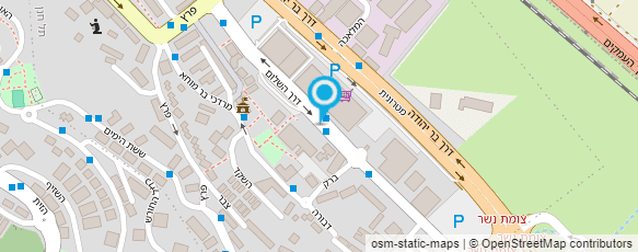 מפת הגעה אל ספריה עירונית נשר