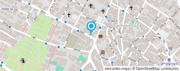 מפת הגעה אל בית הגפן - המרכז הערבי יהודי