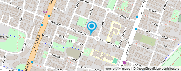 מפת הגעה אל אפוד-אשכנזי מיכל