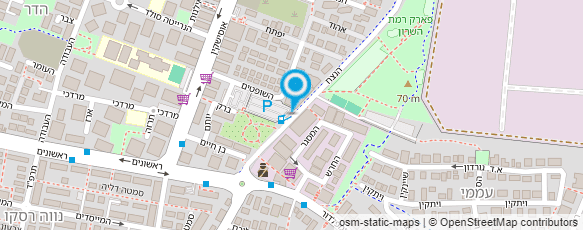 מפת הגעה אל פרופ' יהב יעקב