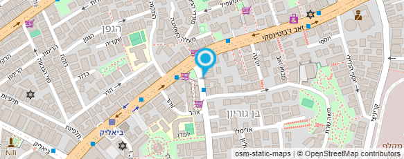 מפת הגעה אל או.אמ.פי עיצוב גרפי ופרסום