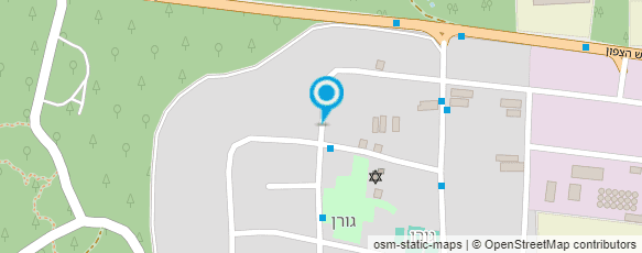 מפת הגעה אל בקתות בכחול