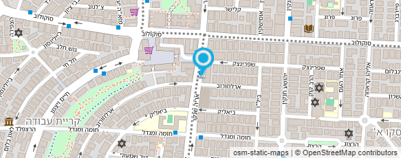 מפת הגעה אל עו"ד דונר יעקב