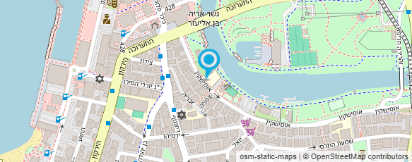 מפת הגעה אל אגודת אוהדי הצופיות בישראל