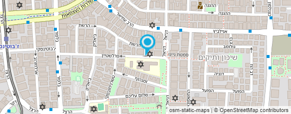 מפת הגעה אל אגודת בית כנסת שיבת ציון