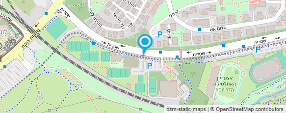 מפת הגעה אל איגוד האתלטיקה בישראל